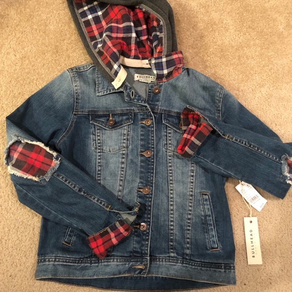 Denim flannel jacket Clearance